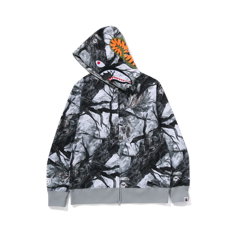 Tree Edge Camo Shark худи на молнии A BATHING APE, белый
Tree Edge Camo Shark худи на молнии A BATHING APE, белый