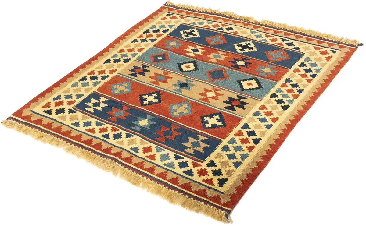 Шерстяной ковер Morgenland "Kilim - Oriental Square - 100 x 91 см - разноцветный", квадратный, для гостиной, цельный кусок 91х100 см, цвет Mehrfarbig
Шерстяной ковер Morgenland "Kilim - Oriental Square - 100 x 91 см - разноцветный", квадратный, для гостиной, цельный кусок 91х100 см, цвет Mehrfarbig