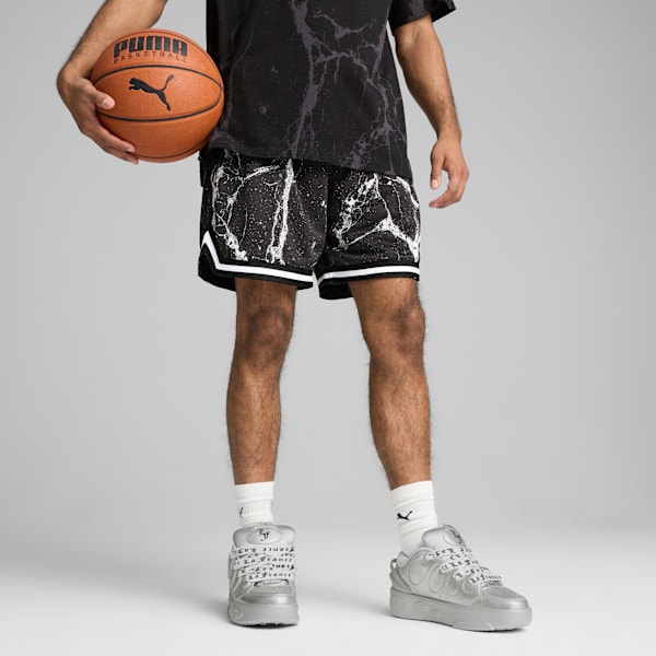 Мужские баскетбольные шорты Lamelo Ball Lafrancé Written In Chrome Puma, черный
Мужские баскетбольные шорты Lamelo Ball Lafrancé Written In Chrome Puma, черный