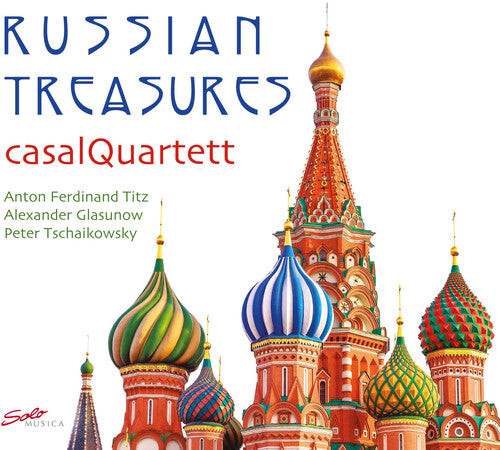 CD диск Glaszunow / Titz / Casal Quartett: Russian Treasures 
CD диск Glaszunow / Titz / Casal Quartett: Russian Treasures