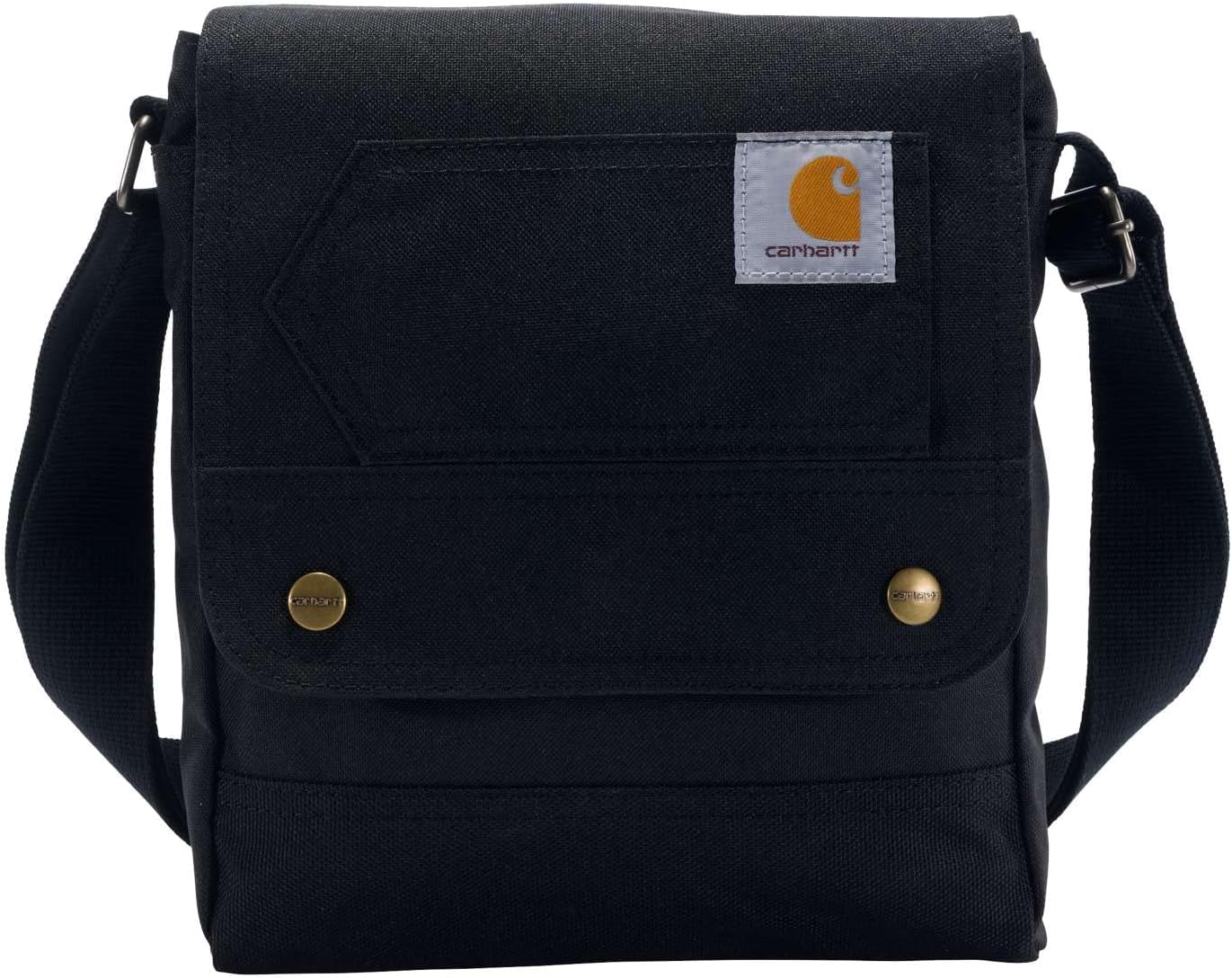Carhartt Crossbody Snap Bag, прочная, регулируемая сумка через плечо с клапаном на защелке, Black
Carhartt Crossbody Snap Bag, прочная, регулируемая сумка через плечо с клапаном на защелке, Black
