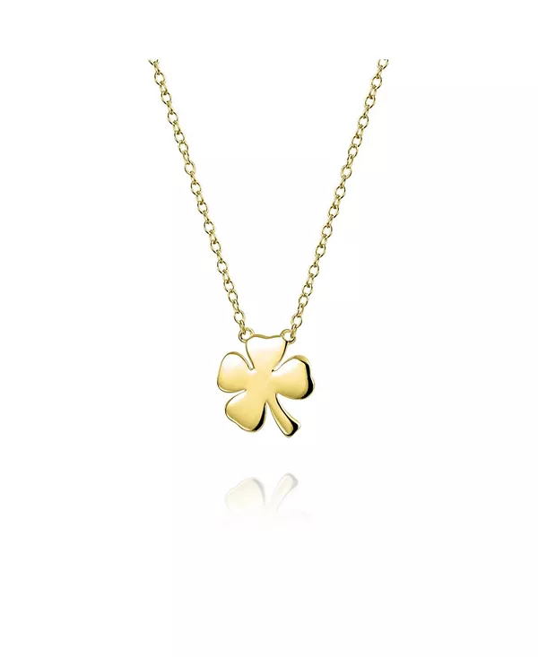 Женское ожерелье с подвеской в виде ирландского трилистника, приносящего удачу, с четырьмя листами клевера, покрытое желтым золотом и стерлинговым серебром Bling Jewelry, gold-tone
Женское ожерелье с подвеской в виде ирландского трилистника, приносящего удачу, с четырьмя листами клевера, покрытое желтым золотом и стерлинговым серебром Bling Jewelry, gold-tone