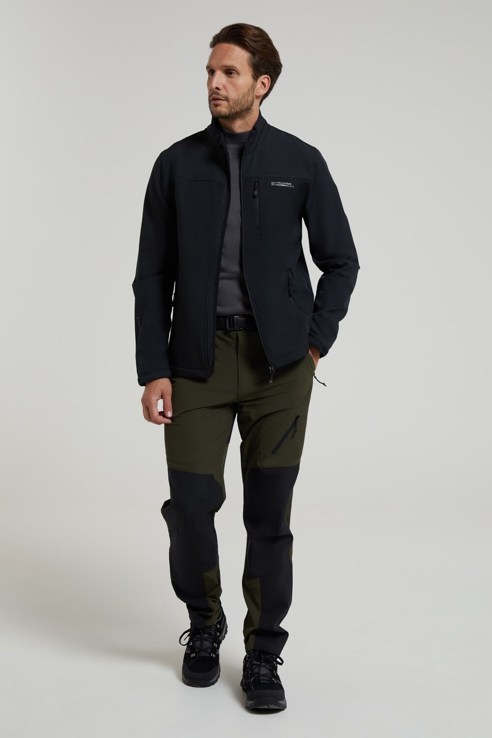 Мужская куртка из софтшелла с защитой от дождя Grasmere Mountain Warehouse, черный
Мужская куртка из софтшелла с защитой от дождя Grasmere Mountain Warehouse, черный