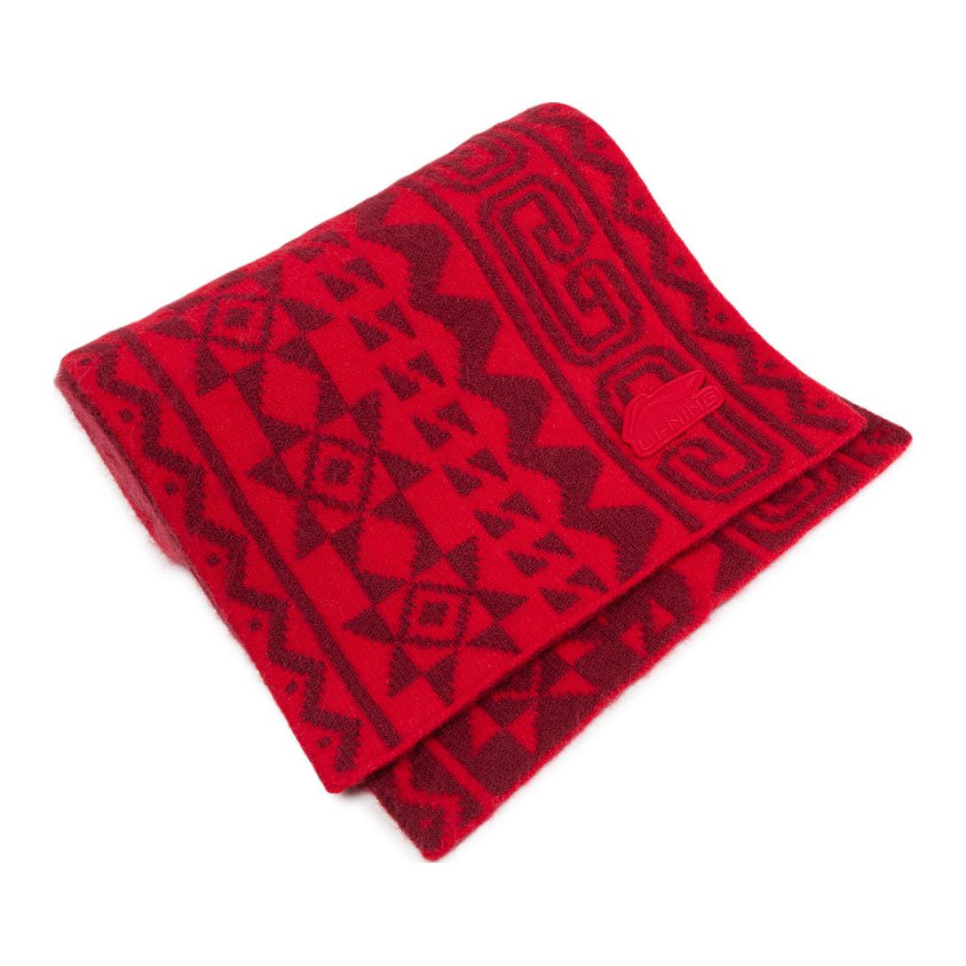 LINING Акриловый полиэфирный полиамидный шерстяной вязаный шарф унисекс красный, Red 
LINING Акриловый полиэфирный полиамидный шерстяной вязаный шарф унисекс красный, Red