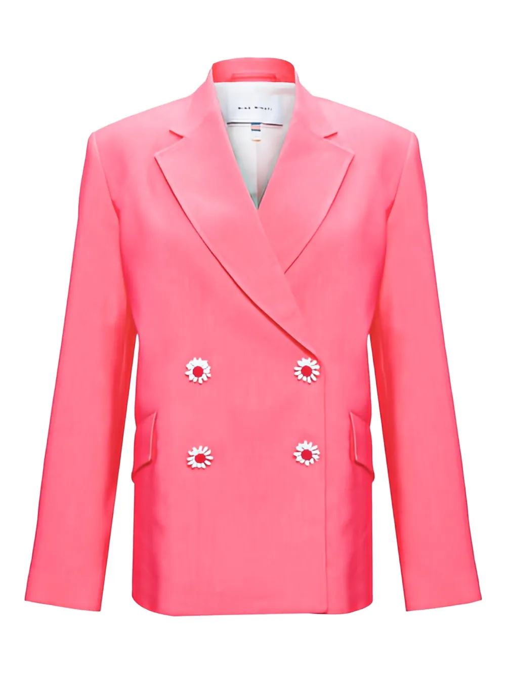 Двубортный блейзер с ромашками Mira Mikati, розовый
Двубортный блейзер с ромашками Mira Mikati, розовый
