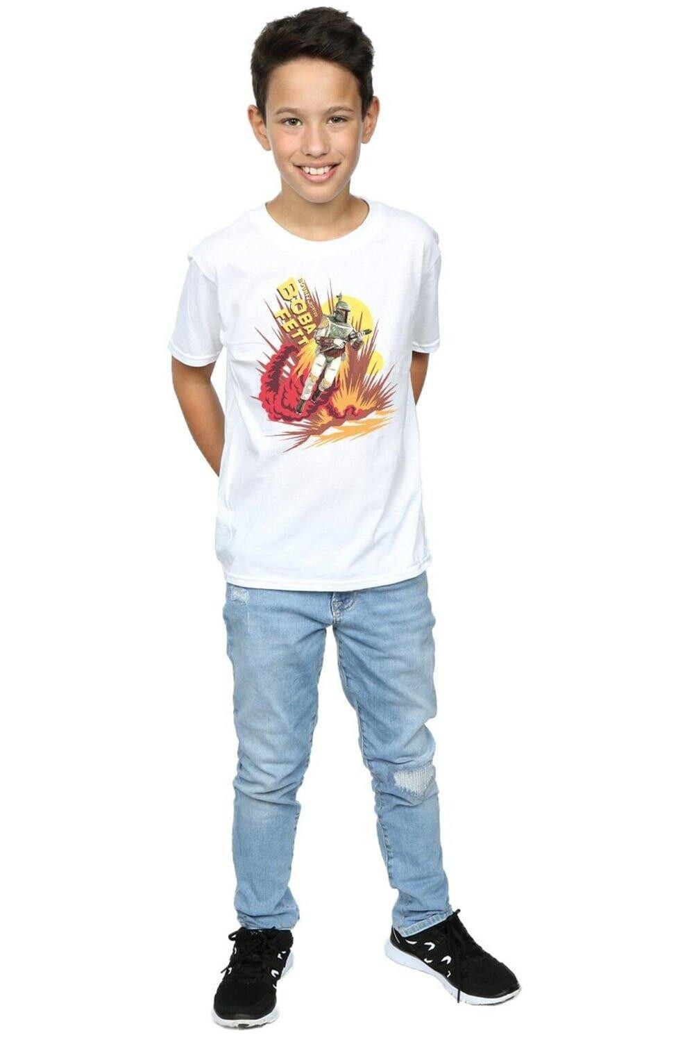 Футболка с ракетным двигателем Боба Фетта Star Wars, белый
Футболка с ракетным двигателем Боба Фетта Star Wars, белый