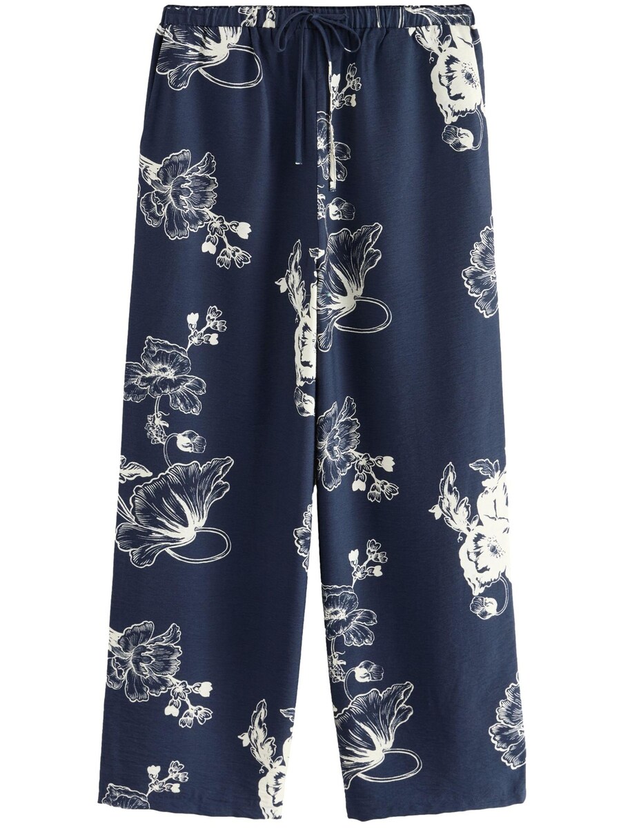 Широкие брюки Next, темно-синий
Широкие брюки Next, темно-синий