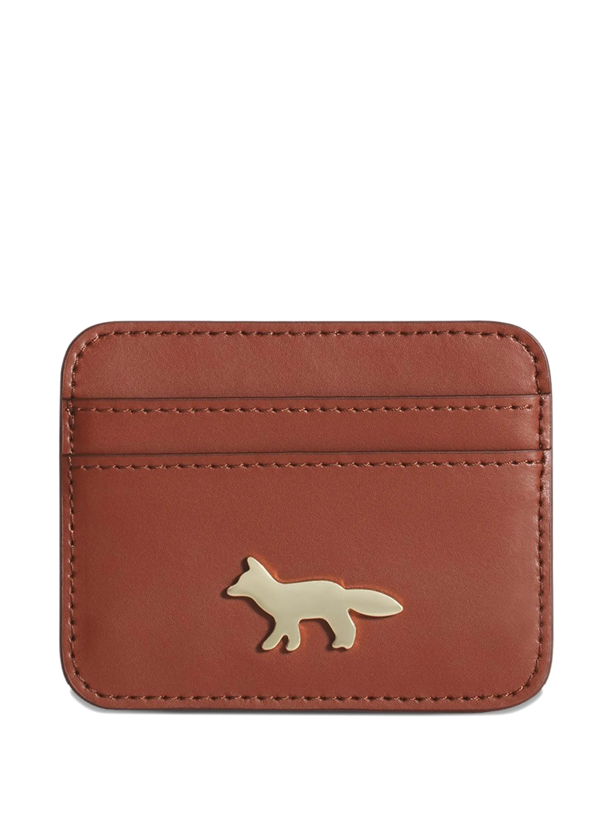 Картхолдер с аппликацией Maison Kitsuné, коричневый
Картхолдер с аппликацией Maison Kitsuné, коричневый