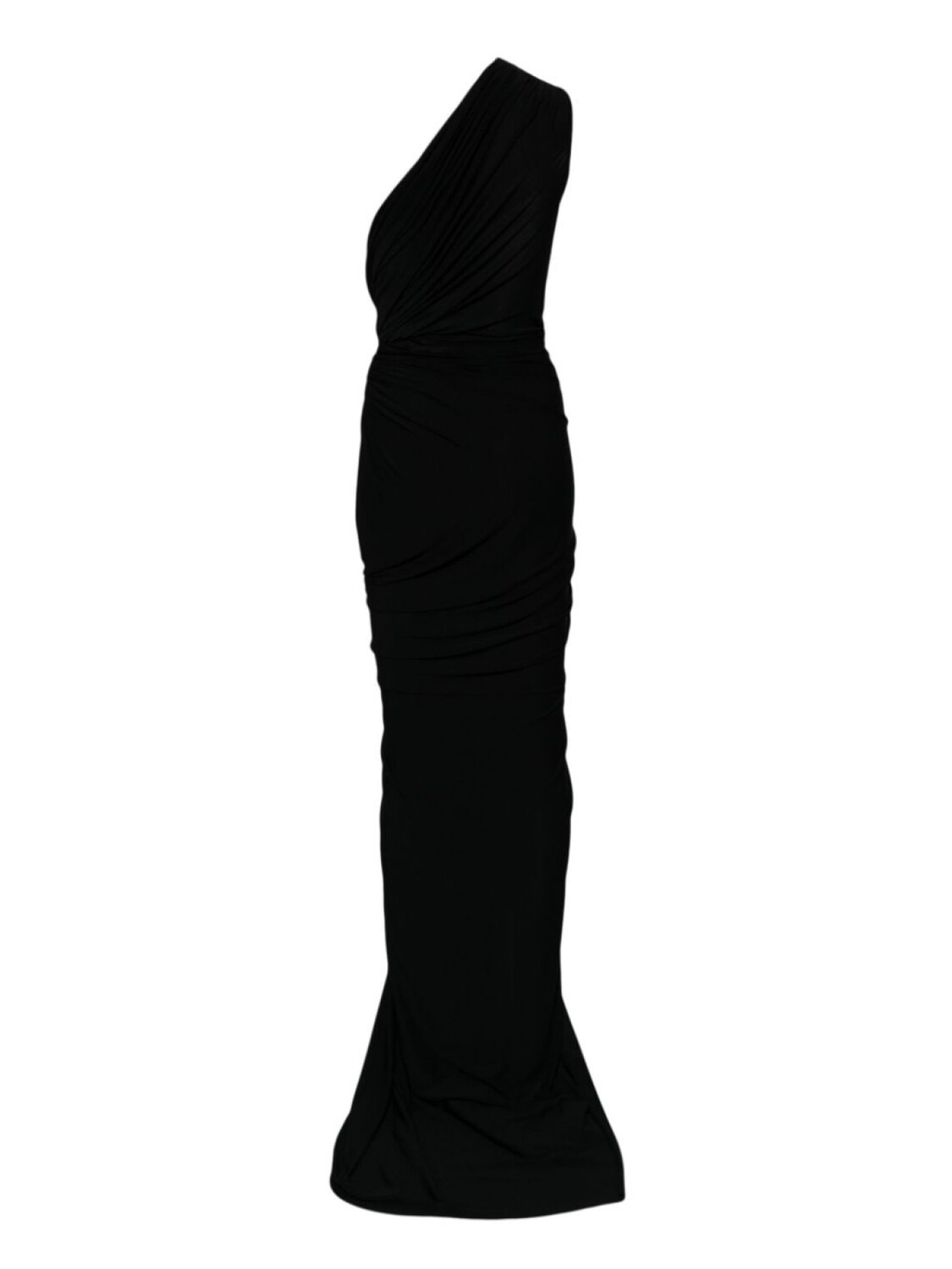 Rick Owens Lilies вечернее платье на одно плечо с драпировкой, черный
Rick Owens Lilies вечернее платье на одно плечо с драпировкой, черный