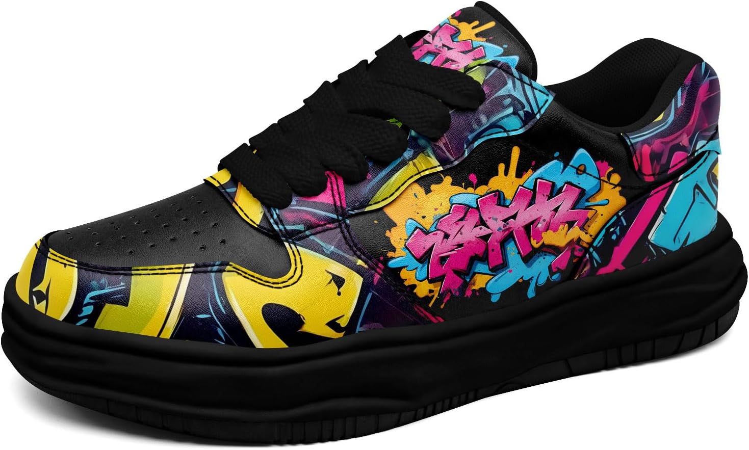 Кроссовки с граффити для мужчин и женщин, стильная уличная обувь, низкие, удобные для прогулок, ботинки Awsole, черный/красный/синий/желтый
Кроссовки с граффити для мужчин и женщин, стильная уличная обувь, низкие, удобные для прогулок, ботинки Awsole, черный/красный/синий/желтый