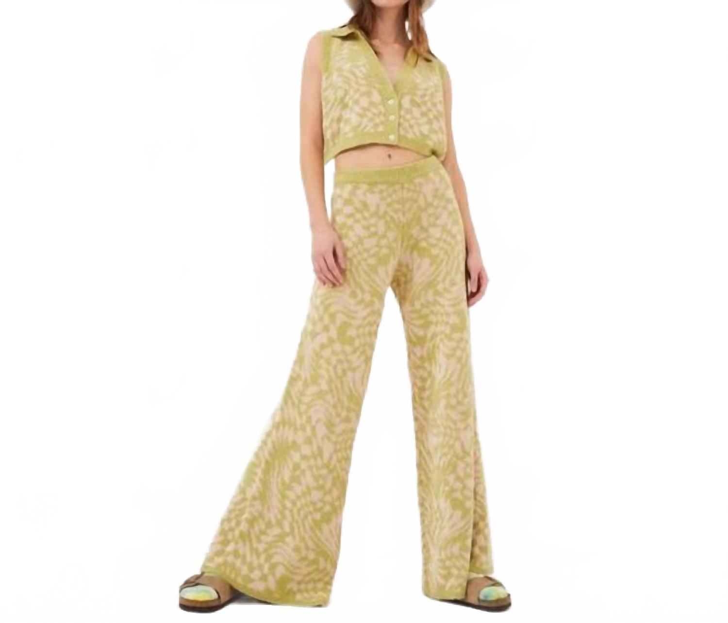 Брюки Simone зеленого цвета For Love & Lemons, зеленый
Брюки Simone зеленого цвета For Love & Lemons, зеленый