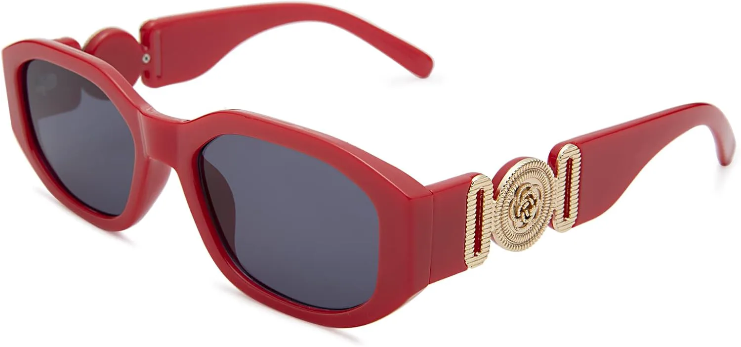 Солнцезащитные очки Hycredi прямоугольной формы для женщин и мужчин, ретро-очки для вождения, винтажный стиль 90-х, нестандартная оправа, защита UV400, C8- Red/Grey
Солнцезащитные очки Hycredi прямоугольной формы для женщин и мужчин, ретро-очки для вождения, винтажный стиль 90-х, нестандартная оправа, защита UV400, C8- Red/Grey