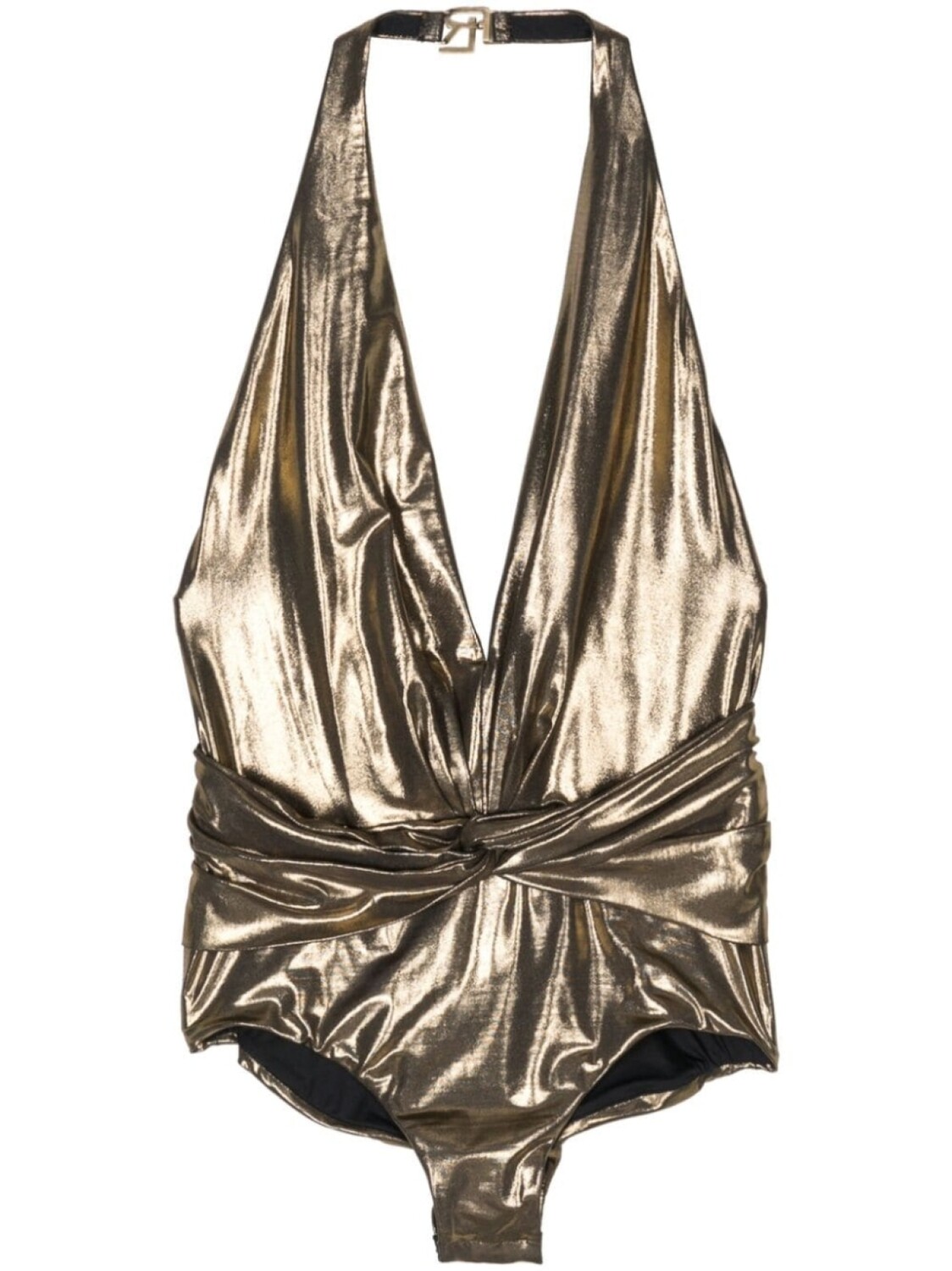 Драпированное боди с воротником-халтером Ralph Lauren Collection, золотистый
Драпированное боди с воротником-халтером Ralph Lauren Collection, золотистый