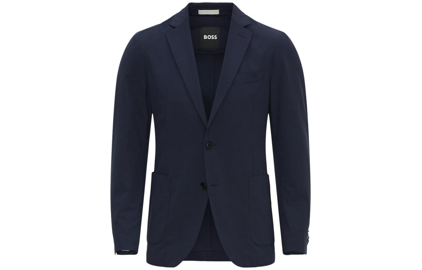 HUGO BOSS Пиджак с вырезными лацканами и однобортной застежкой, Marine Blue
HUGO BOSS Пиджак с вырезными лацканами и однобортной застежкой, Marine Blue