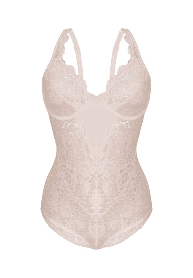 Боди классическое кружево Sassa, цвет nude
Боди классическое кружево Sassa, цвет nude