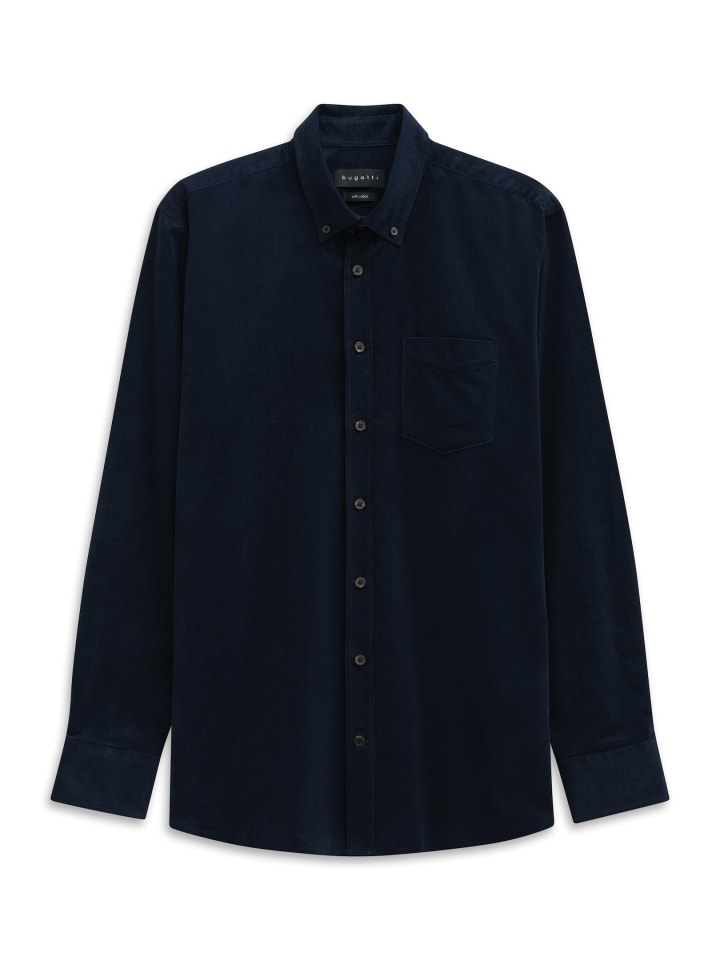 Рубашка из вельвета цвета 390-синяя Bugatti
Рубашка из вельвета цвета 390-синяя Bugatti