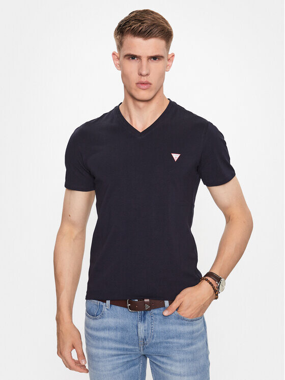 Футболка узкого кроя Guess, синий 
Футболка узкого кроя Guess, синий