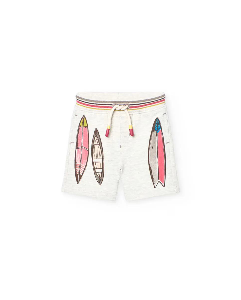 Хлопковые шорты-бермуды для мальчика с принтом спереди Boboli, цвет Crudo
Хлопковые шорты-бермуды для мальчика с принтом спереди Boboli, цвет Crudo