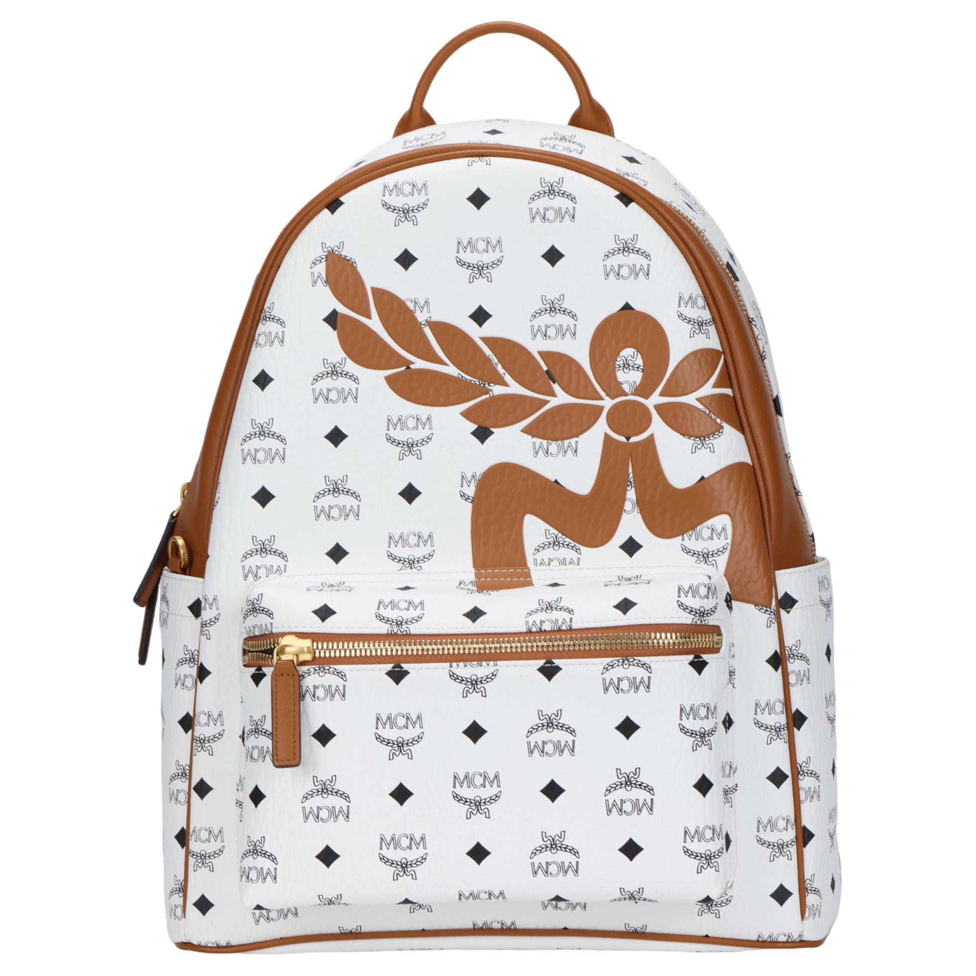 MCM Средний рюкзак из кожи Визетос унисекс белый
MCM Средний рюкзак из кожи Визетос унисекс белый