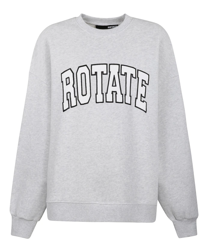 Свитшот с круглым вырезом и вышивкой Rotate Birger Christensen, серый
Свитшот с круглым вырезом и вышивкой Rotate Birger Christensen, серый