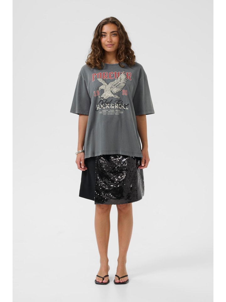 CULTURE Футболка CUlomar оверсайз серого цвета
CULTURE Футболка CUlomar оверсайз серого цвета