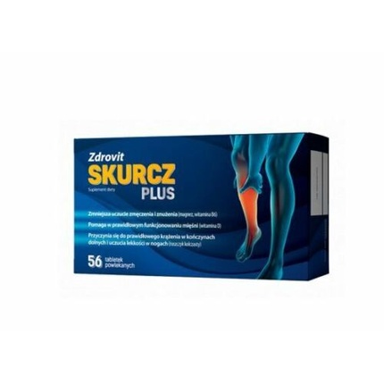 Таблетки Zdrovit Skurcz Stress Magnesium 56 штук для нервной системы и успокоения мышц Np Pharma
Таблетки Zdrovit Skurcz Stress Magnesium 56 штук для нервной системы и успокоения мышц Np Pharma