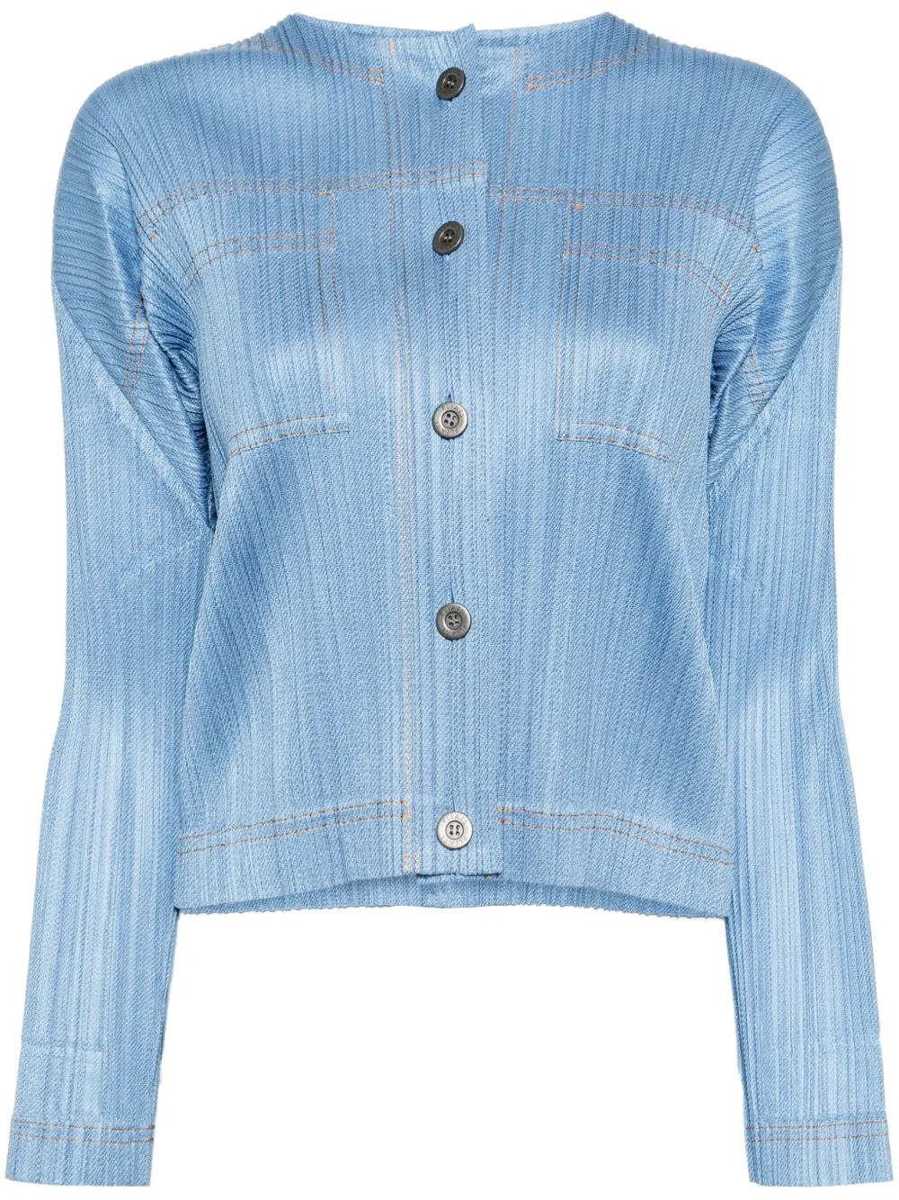 Джинсовая куртка Pleats Please Issey Miyake, синий
Джинсовая куртка Pleats Please Issey Miyake, синий