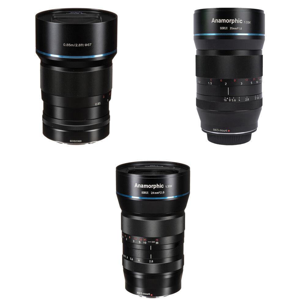 Комплект анаморфотных объективов Sirui 1.33x с креплением MFT (24, 35 и 50 мм)
Комплект анаморфотных объективов Sirui 1.33x с креплением MFT (24, 35 и 50 мм)