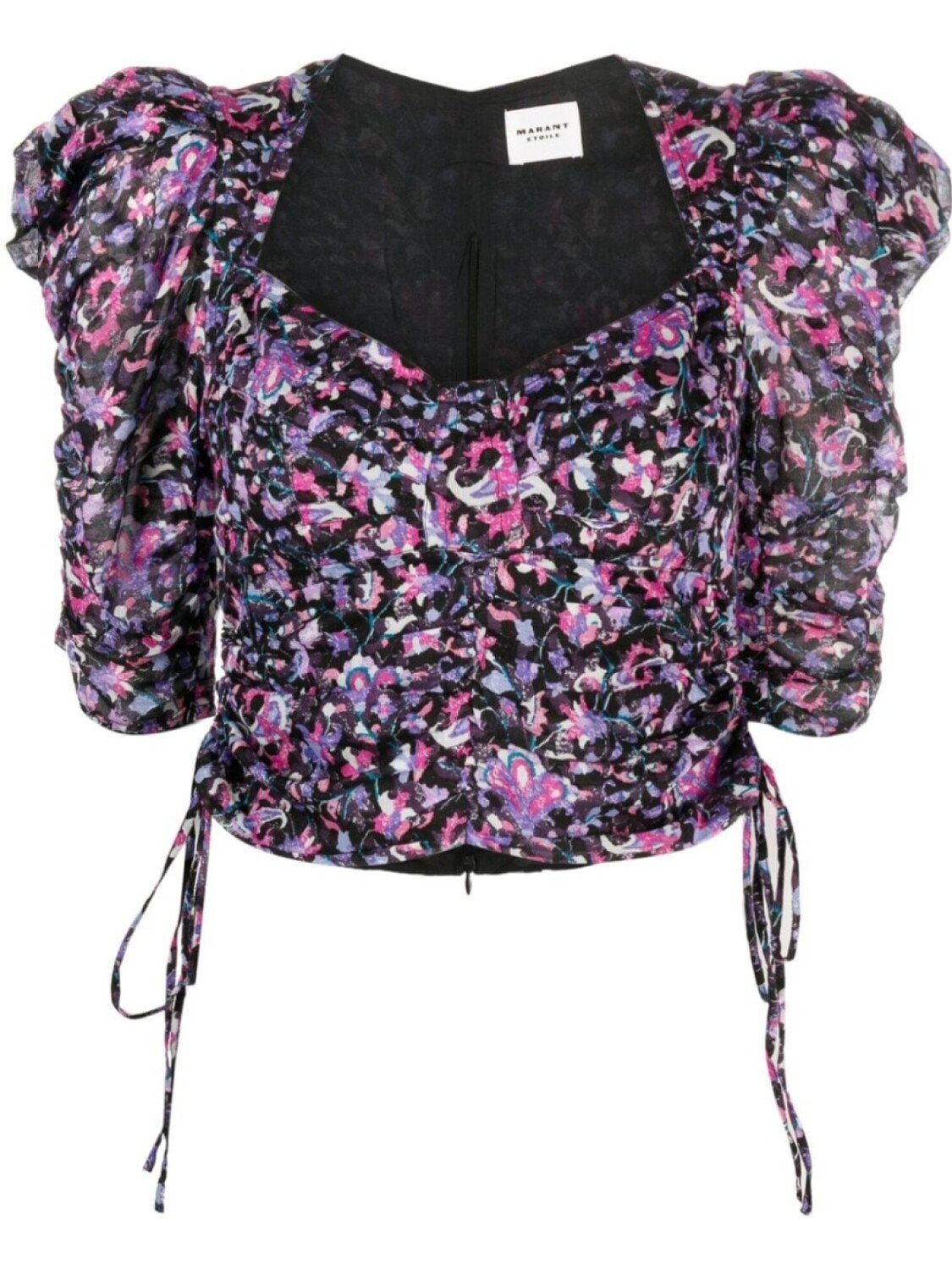 Marant Étoile блузка со сборками и абстрактным принтом, черный
Marant Étoile блузка со сборками и абстрактным принтом, черный