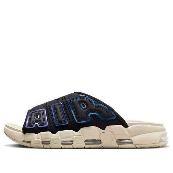 Тапочки air more uptempo slide 'black sanddrift iridescent' Nike, черный
Тапочки air more uptempo slide 'black sanddrift iridescent' Nike, черный