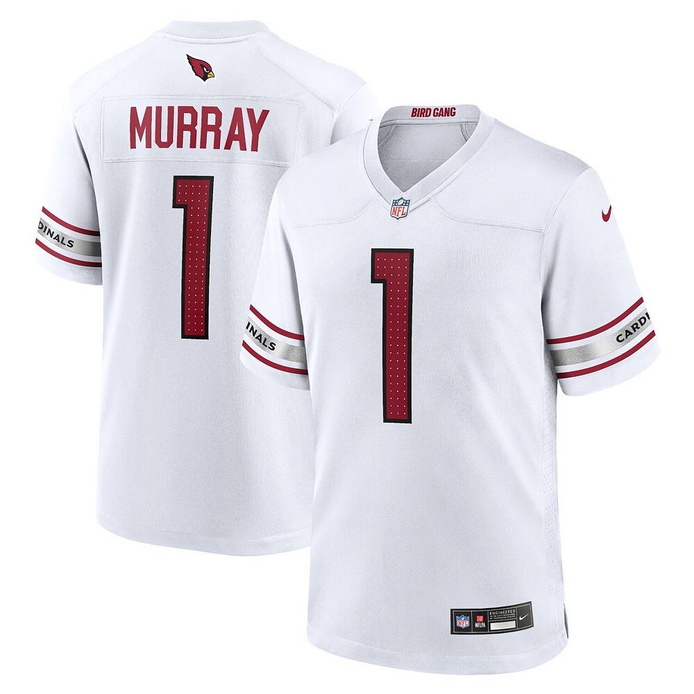 Мужское джерси Nike Kyler Murray White Arizona Cardinals Game Player, цвет Acr White
Мужское джерси Nike Kyler Murray White Arizona Cardinals Game Player, цвет Acr White