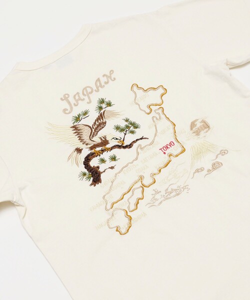 Футболка с вышивкой на спине Schott, кремовый
Футболка с вышивкой на спине Schott, кремовый