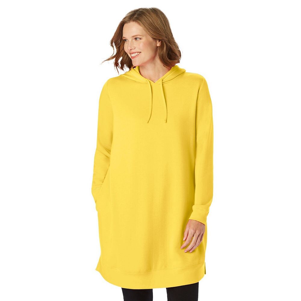 Женщина в женском длинном флисовом свитшоте с капюшоном больших размеров. Woman Within, цвет Primrose Yellow
Женщина в женском длинном флисовом свитшоте с капюшоном больших размеров. Woman Within, цвет Primrose Yellow