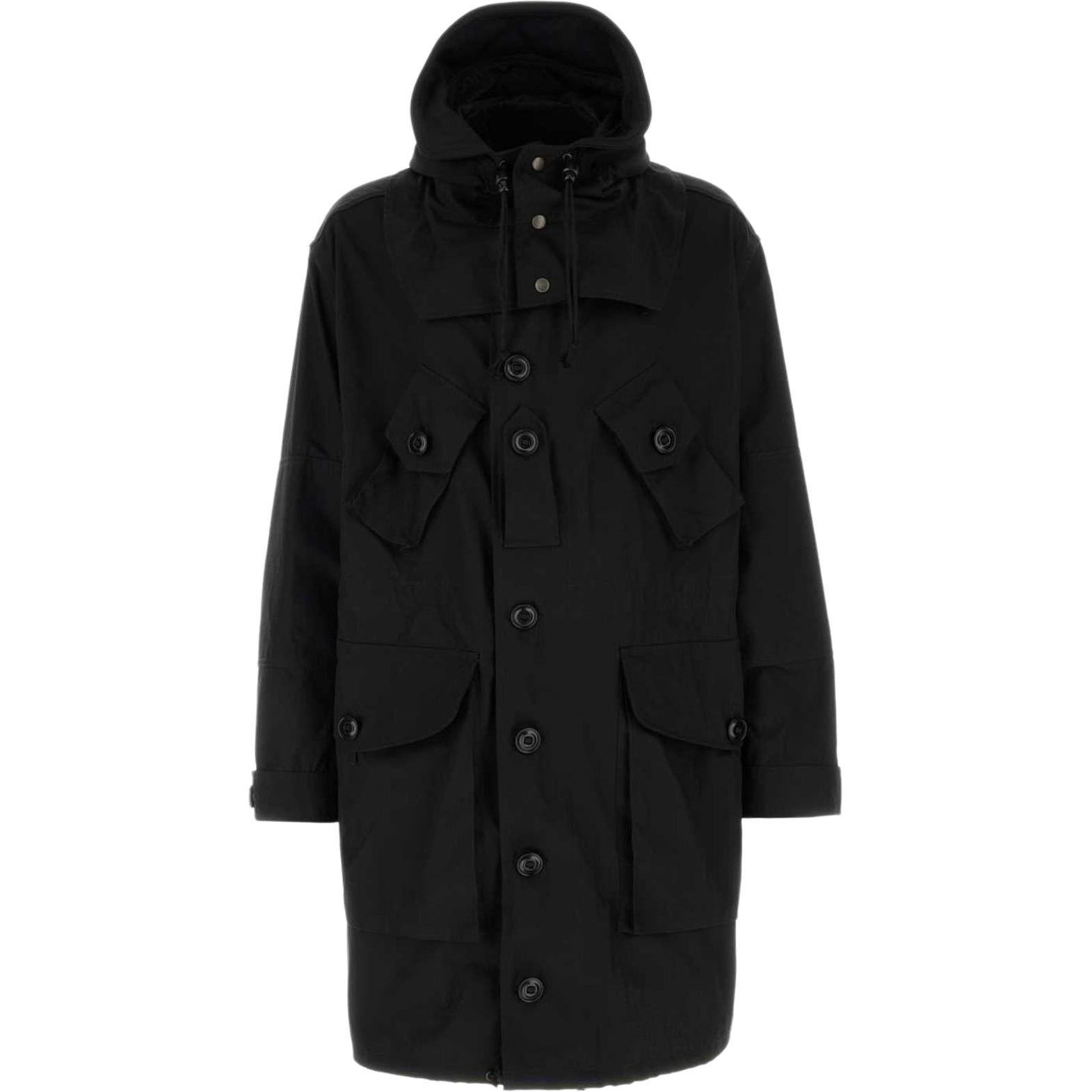 Пальто с капюшоном и множеством карманов Maison Margiela, черный
Пальто с капюшоном и множеством карманов Maison Margiela, черный