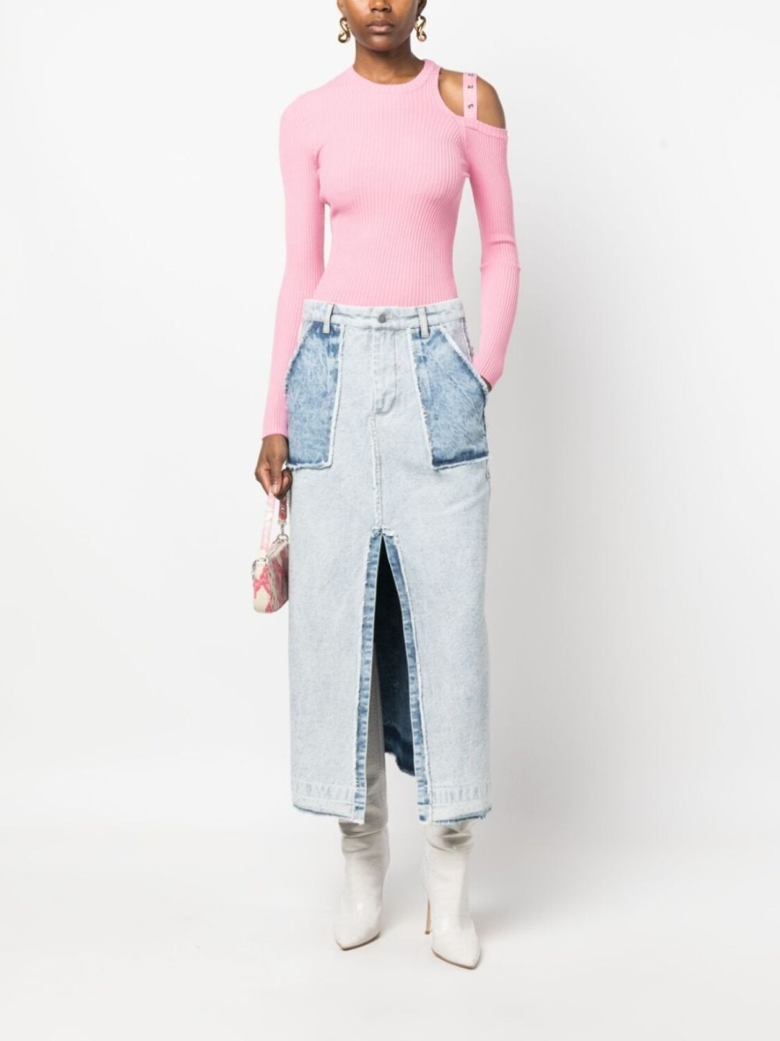 Blumarine джемпер в рубчик, розовый
Blumarine джемпер в рубчик, розовый