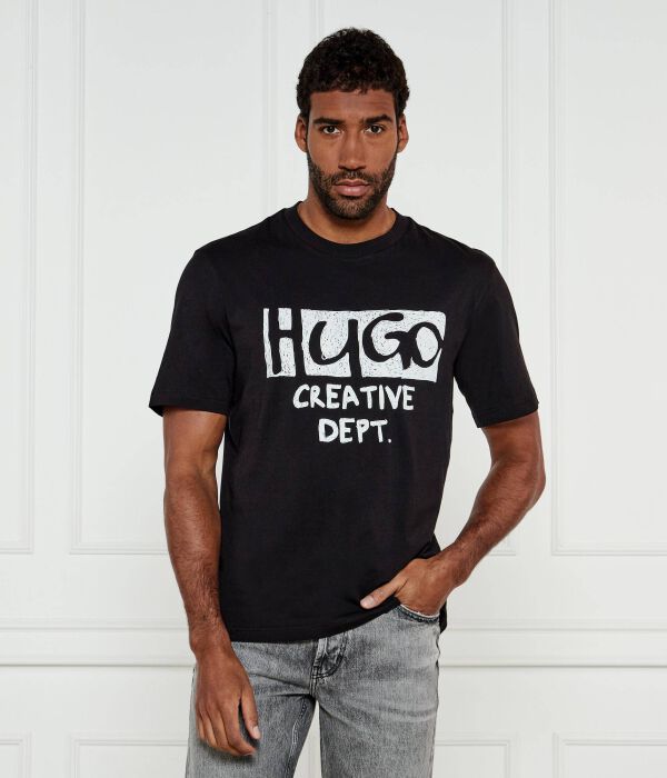 Футболка нугокреа Regular fit Hugo Blue, черный 
Футболка нугокреа Regular fit Hugo Blue, черный