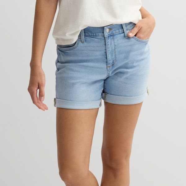 Миниатюрные шорты со средней посадкой и отворотами на манжетах Sonoma Goods For Life, цвет light wash 
Миниатюрные шорты со средней посадкой и отворотами на манжетах Sonoma Goods For Life, цвет light wash