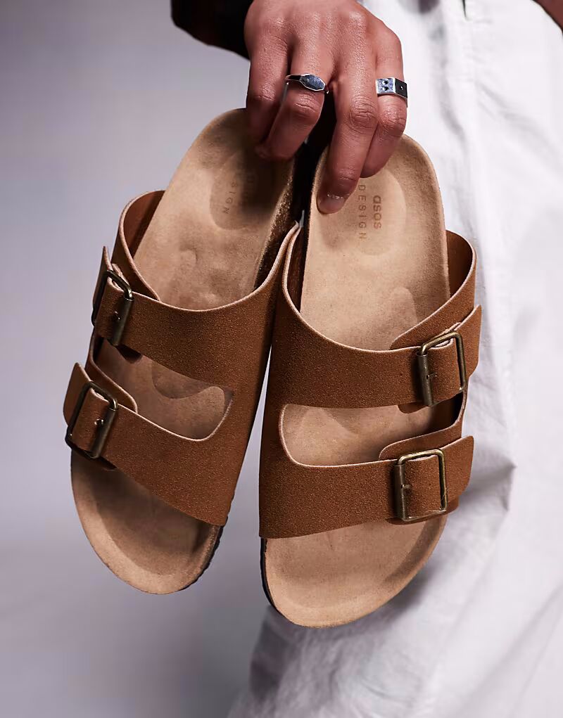 Сандалии ASOS DESIGN с двумя ремешками коричневого цвета с пробковой подошвой
Сандалии ASOS DESIGN с двумя ремешками коричневого цвета с пробковой подошвой