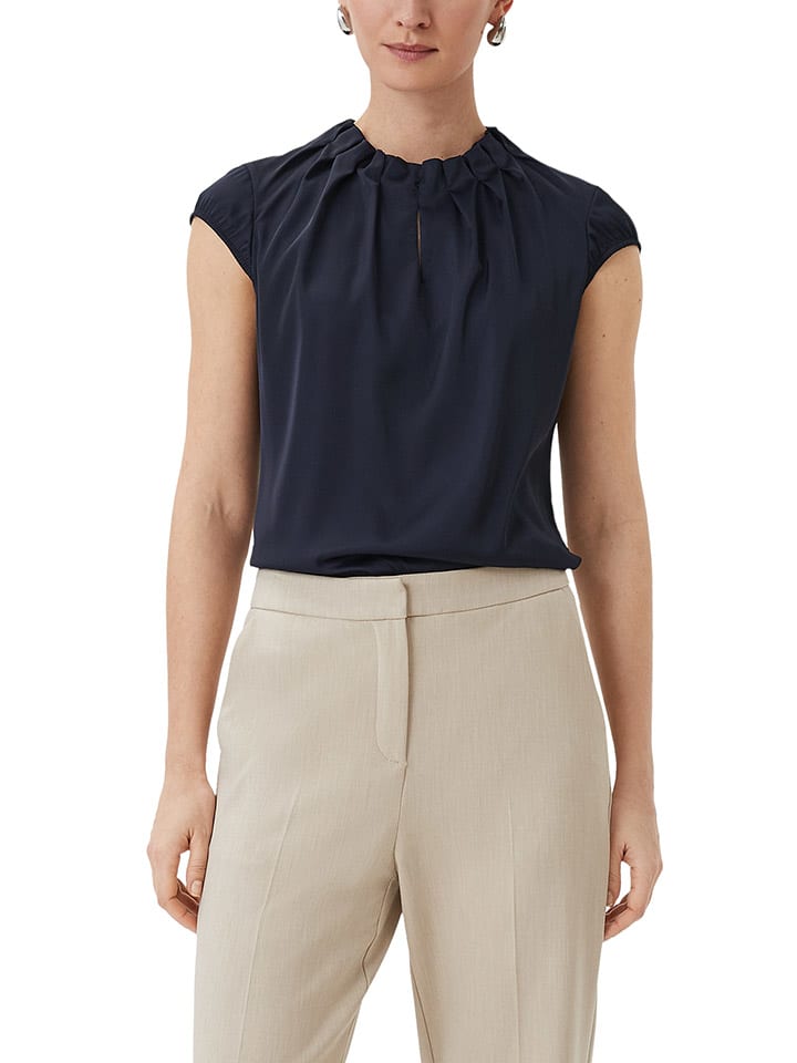 Блузка comma, темно-синий
Блузка comma, темно-синий