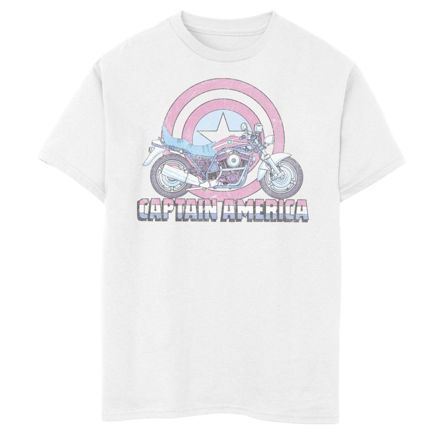 Мотоциклетная футболка со щитом и изображением Капитана Америки для мальчиков 8–20 лет Marvel Avengers Marvel
Мотоциклетная футболка со щитом и изображением Капитана Америки для мальчиков 8–20 лет Marvel Avengers Marvel