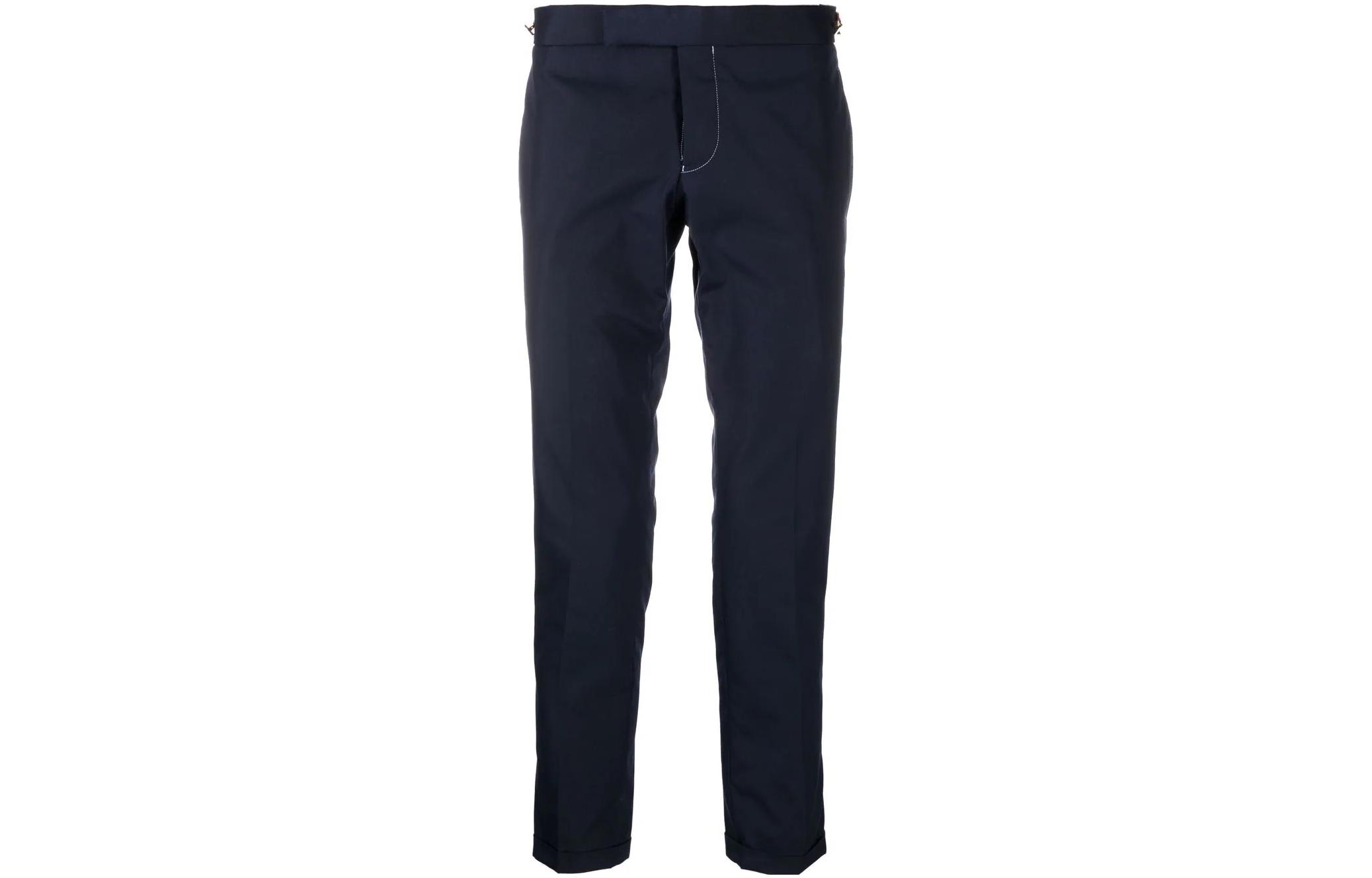 Короткие укороченные брюки THOM BROWNE, синие
Короткие укороченные брюки THOM BROWNE, синие