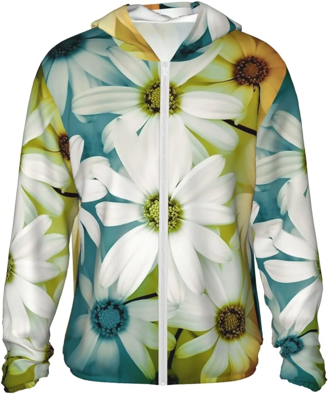 Мужская толстовка с капюшоном UPF 50+ на молнии, с длинным рукавом, принт Daisy Flowers FHEBNDS
Мужская толстовка с капюшоном UPF 50+ на молнии, с длинным рукавом, принт Daisy Flowers FHEBNDS