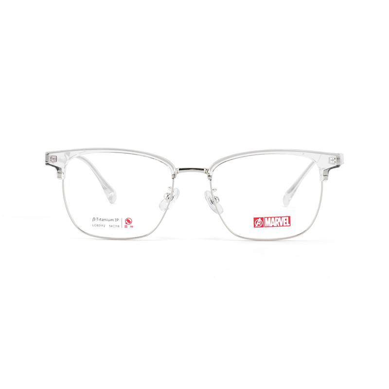 MARVEL Титановая оправа для очков в стиле бровей унисекс, Bright Transparent C021
MARVEL Титановая оправа для очков в стиле бровей унисекс, Bright Transparent C021