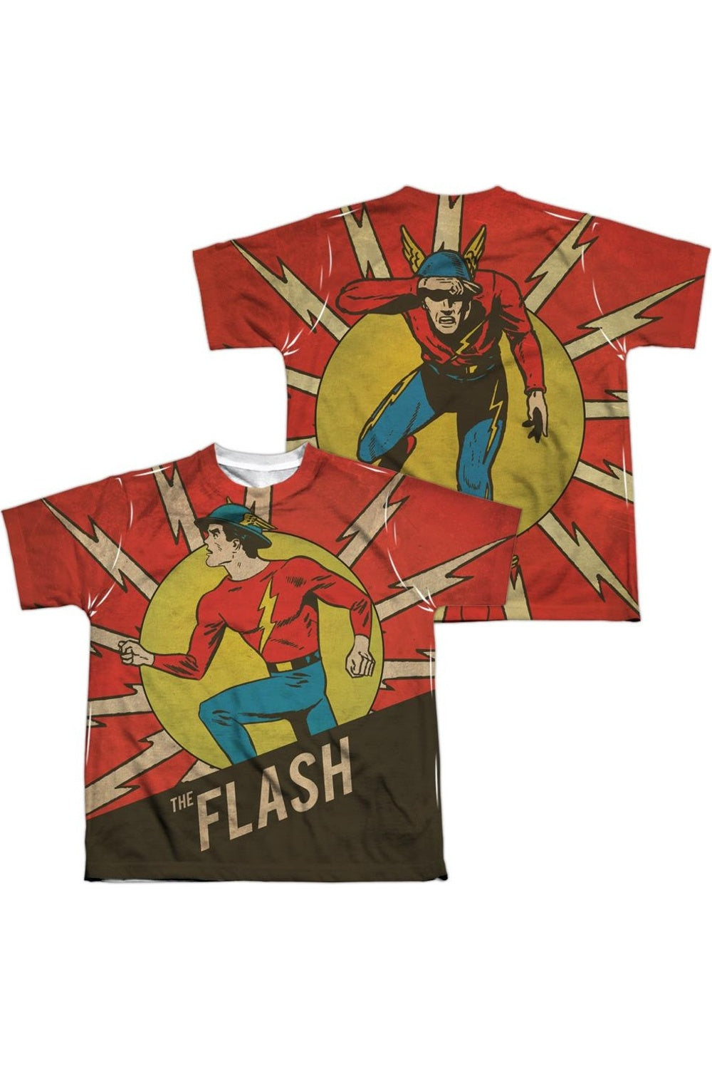 Футболка с коротким рукавом для подростков DC Comics Flash с принтом в винтажном стиле комиксов (спереди и сзади) Gildan, белый
Футболка с коротким рукавом для подростков DC Comics Flash с принтом в винтажном стиле комиксов (спереди и сзади) Gildan, белый