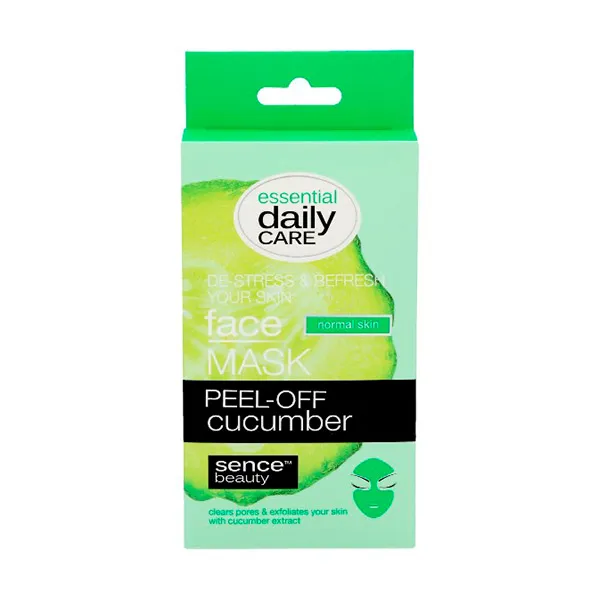 Маска для лица для всех типов кожи с экстрактом огурца Face Mask Peel-Off Cucumber Sence Beauty, 8 g 
Маска для лица для всех типов кожи с экстрактом огурца Face Mask Peel-Off Cucumber Sence Beauty, 8 g