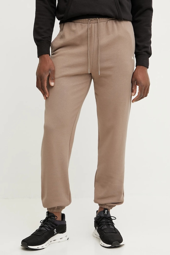 Хлопковые спортивные брюки Puma, коричневый
Хлопковые спортивные брюки Puma, коричневый