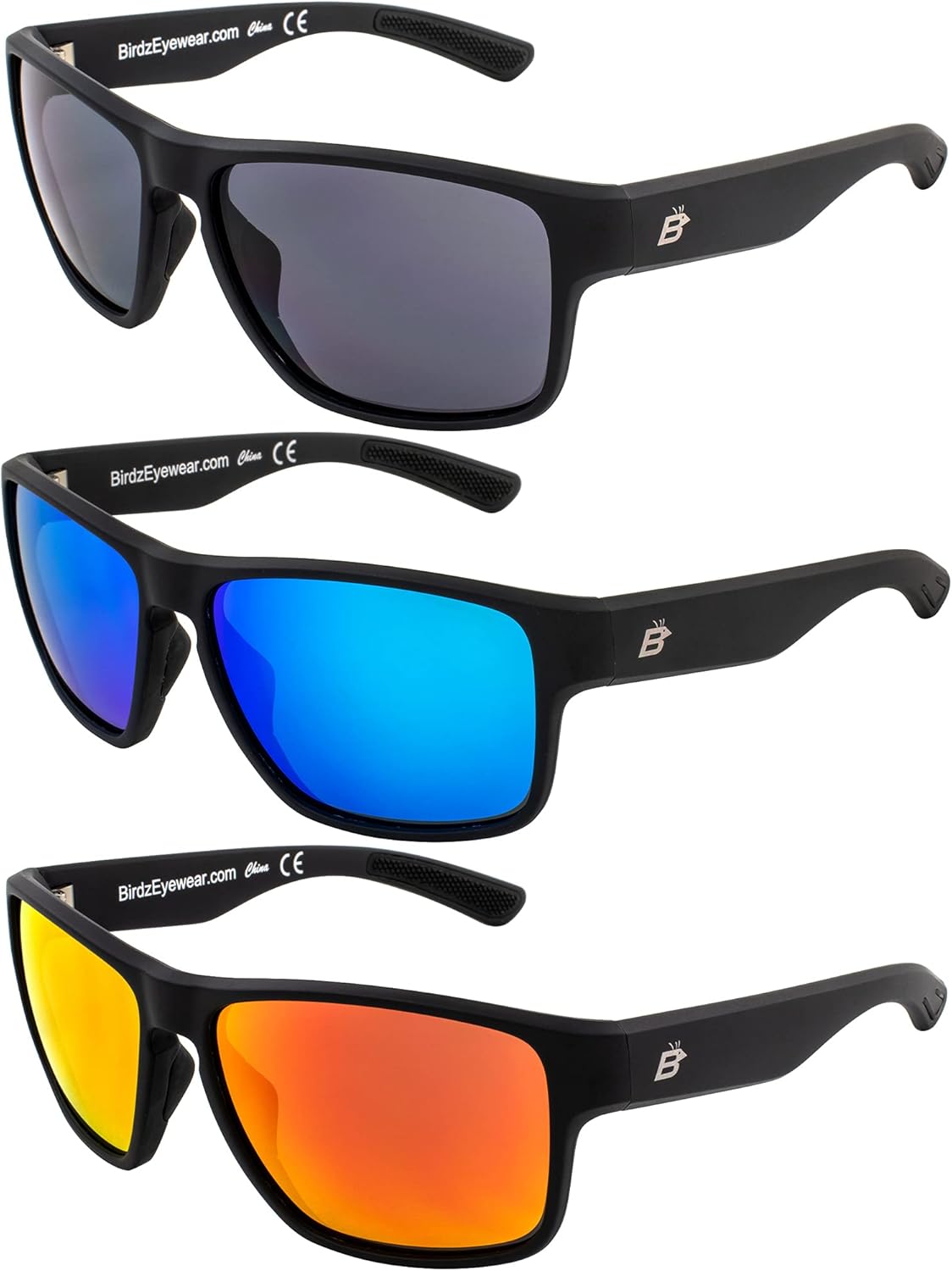 Солнцезащитные очки Birdz Eyewear Glide (3 пары) для мужчин и женщин. Линзы с защитой от царапин. Легкая черная квадратная оправа. Дымчато-синие и красные зеркальные линзы, Smoke Blue & Red
Солнцезащитные очки Birdz Eyewear Glide (3 пары) для мужчин и женщин. Линзы с защитой от царапин. Легкая черная квадратная оправа. Дымчато-синие и красные зеркальные линзы, Smoke Blue & Red