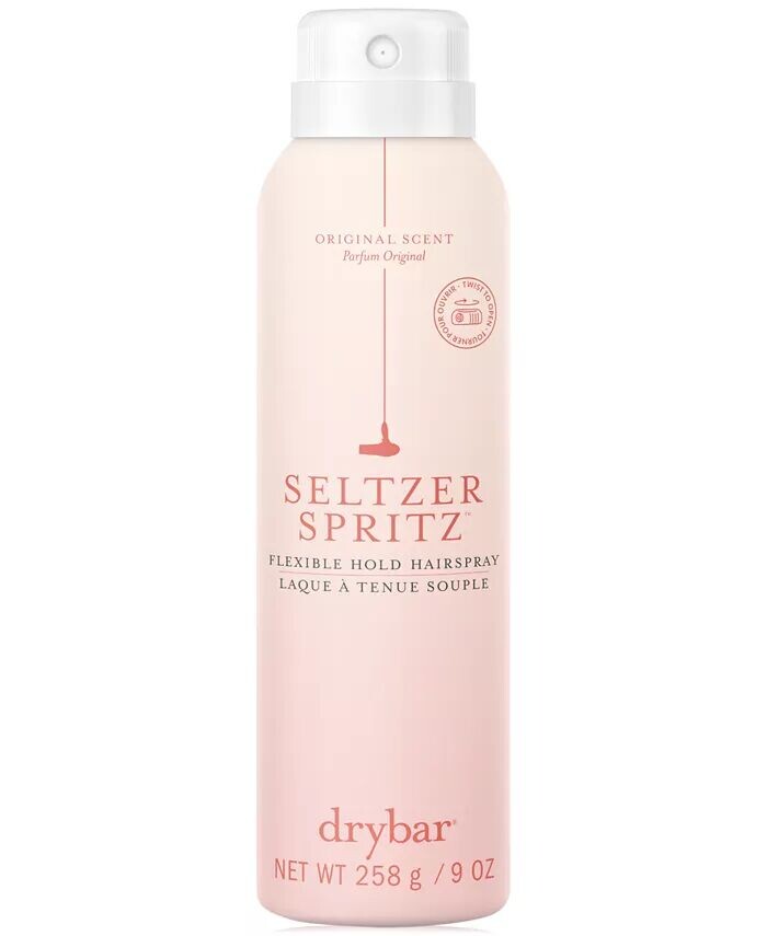 Лак для волос Seltzer Spritz гибкой фиксации, 9 унций Drybar
Лак для волос Seltzer Spritz гибкой фиксации, 9 унций Drybar