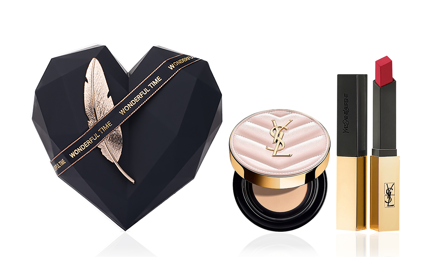 Набор косметики для лица Luxury Pet Foundation Box с велюровым сатиновым матовым покрытием без эффекта переноса SAINT LAURENT
Набор косметики для лица Luxury Pet Foundation Box с велюровым сатиновым матовым покрытием без эффекта переноса SAINT LAURENT