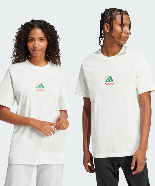 Футболка с коротким рукавом, графический принт Adidas, кремовый
Футболка с коротким рукавом, графический принт Adidas, кремовый